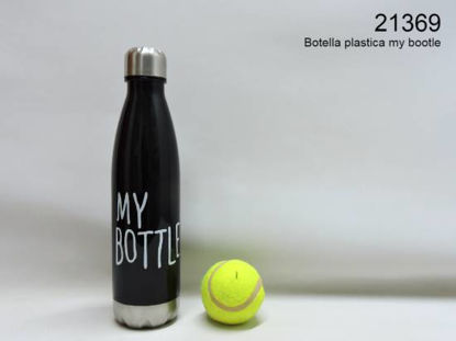 Imagen de BOTELLA PLASTICA CON TAPA Y BASE DE ACERO MY BOTTLE 3.25